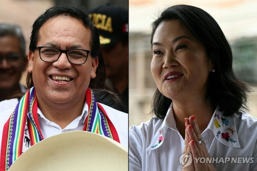 산체스와 후지모리. AFP=연합뉴스