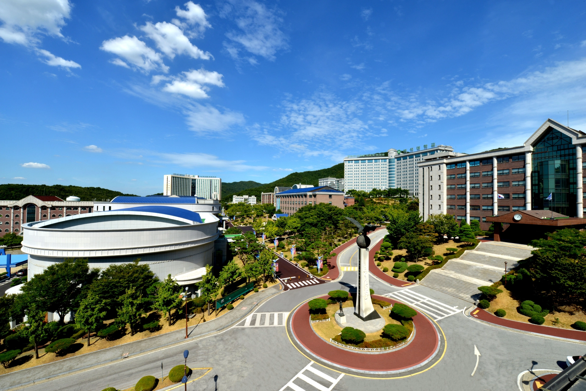 충남 천안의 백석대학교 전경.
백석대 제공