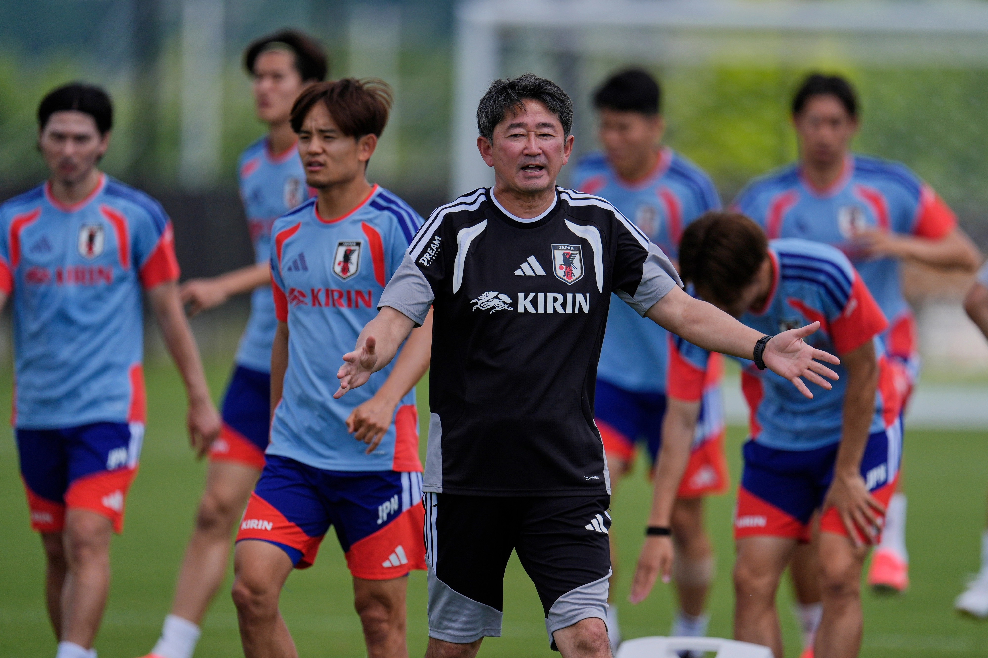 일본 축구 대표팀의 모리야스 하지메 감독. AP 뉴시스