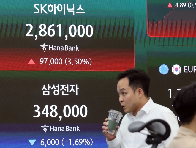 22일 서울 중구 하나은행 딜링룸. 2026.6.22 연합뉴스