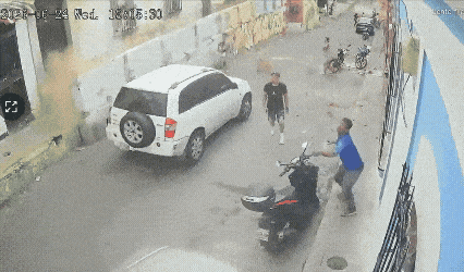 베네수엘라 지진 발생상황 CCTV  출처 - X