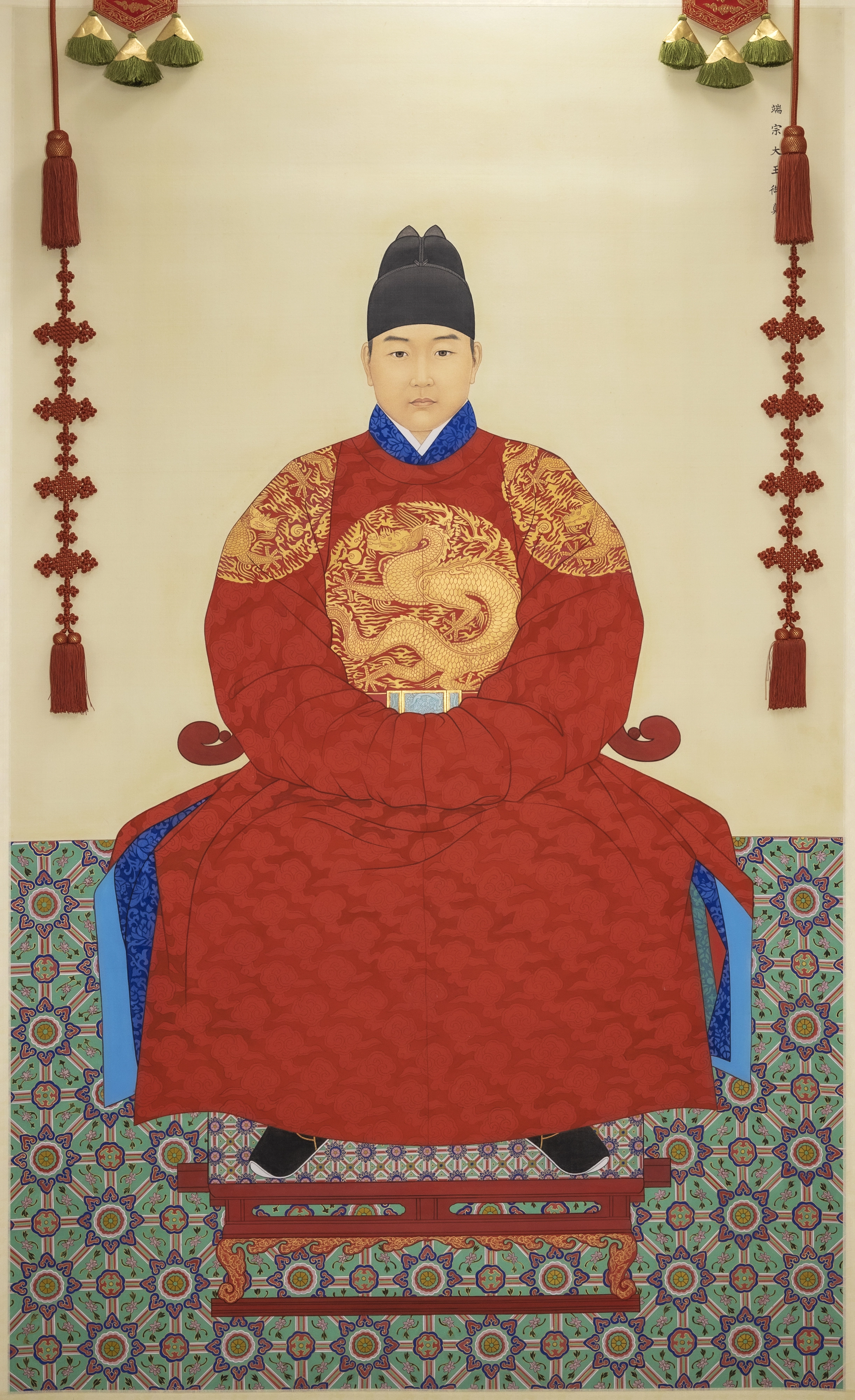 오는 7일부터 특별전 ‘우리 옷을 그리다: 권오창 화백 기증 복식인물화’에 전시되는 단종 어진의 모습. 국립대구박물관 제공