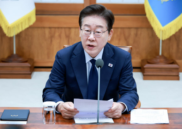 이재명 대통령, 메가프로젝트 민관합동 점검회의 발언