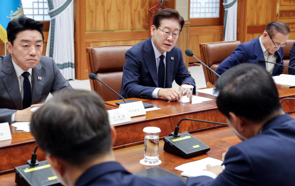 이재명 대통령, 메가프로젝트 민관합동 점검회의 발언