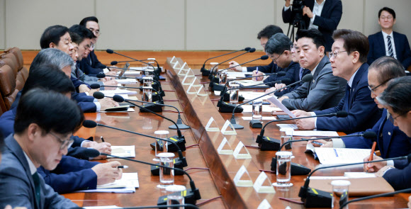 이재명 대통령, 메가프로젝트 민관합동 점검회의 발언
