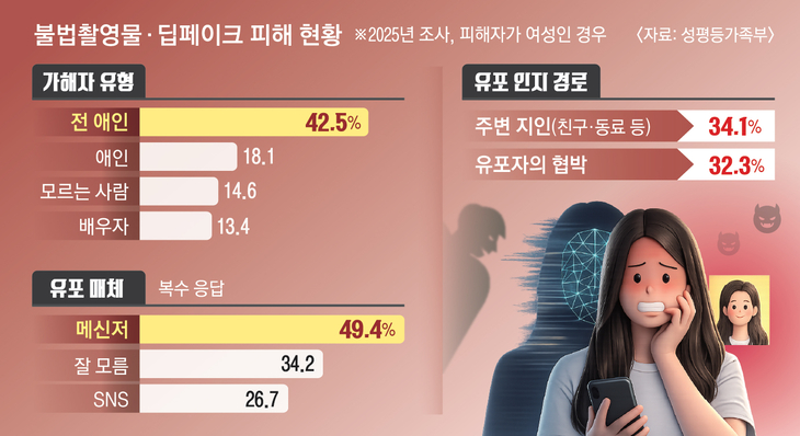 불법촬영·딥페이크 피해 현황. 조숙빈 기자