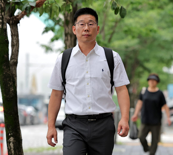 특검 조사 출석하는 조성현 전 수방사 1경비단장