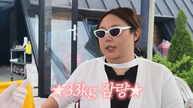 방송인 풍자가 최근 유튜브 채널 ‘랄랄ralral’에 출연해 33㎏ 감량 소식을 밝혔다. 유튜브 채널 ‘랄랄’ 캡처