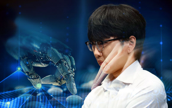 AI 카타고와 대국 펼치는 신진서