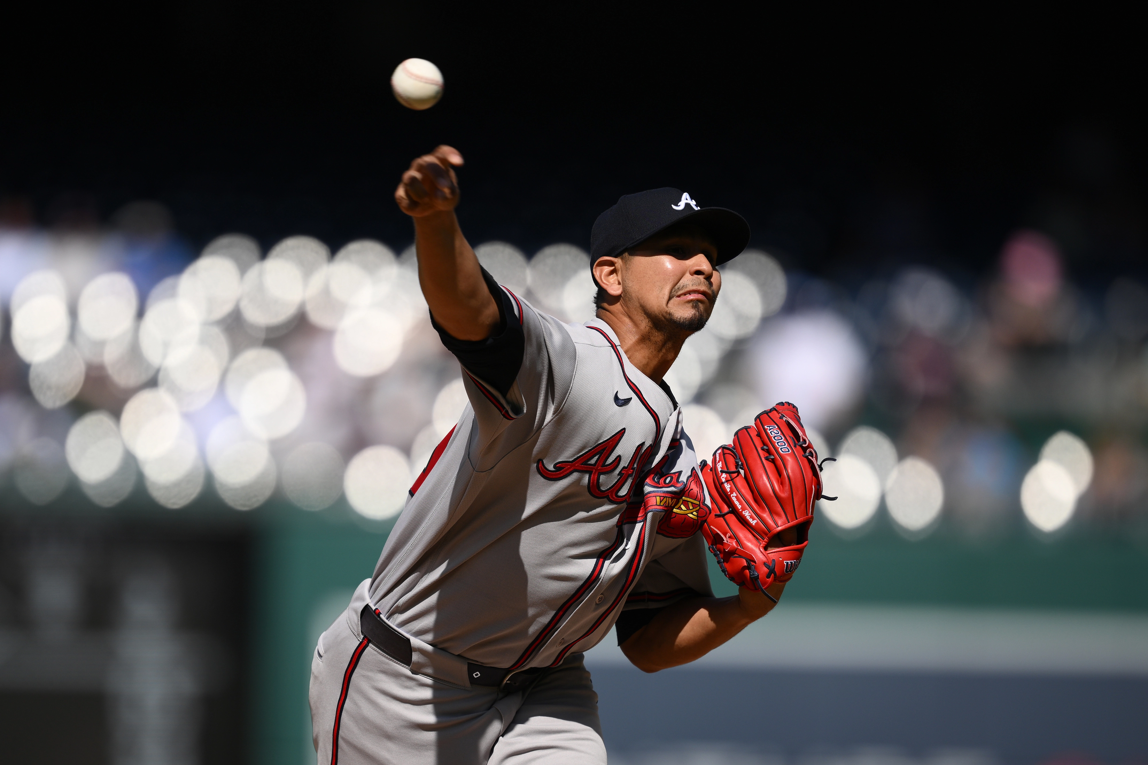 미국프로야구 메이저리그(MLB) 애틀랜타에서 뛰던 시절 카라스코가 공을 던지는 모습.
워싱턴DC AP 연합뉴스
