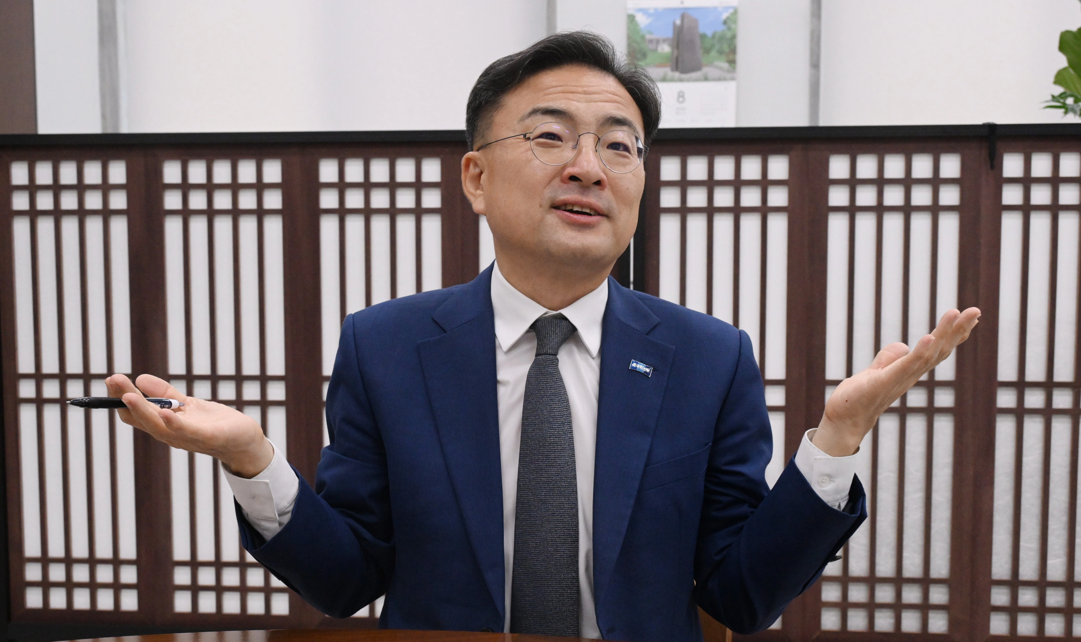 신장식 조국혁신당 대표가 지난 21일 국회 본관 당대표실에서 서울신문과 인터뷰하고 있다. 안주영 전문기자