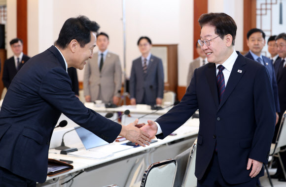 이재명 대통령과 오세훈 시장