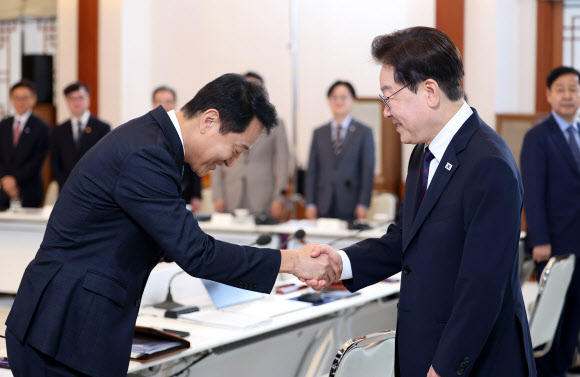이재명 대통령과 오세훈 시장