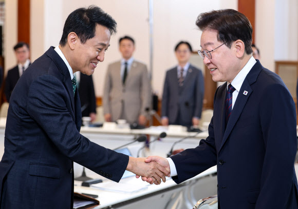 이재명 대통령과 오세훈 시장