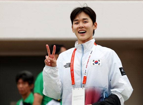 전웅태, 메달 두 개