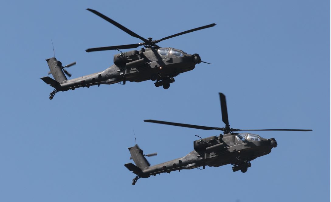 AH-64E 기동시범