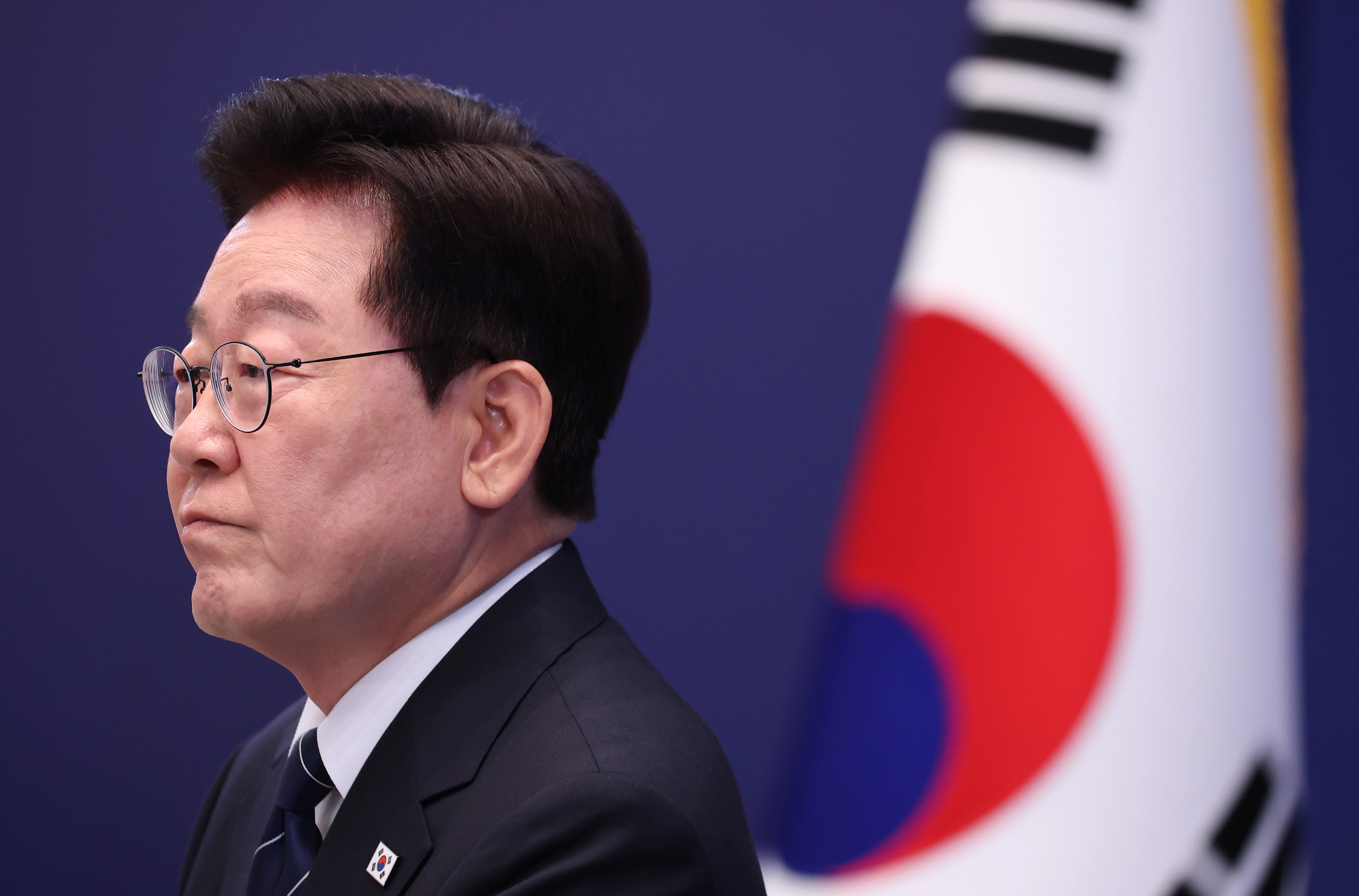 이재명 대통령이 18일 청와대 영빈관에서 기자회견을 하고 있다. 2026.9.18 연합뉴스