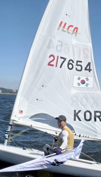 요트 전설 하지민, 금메달 순간