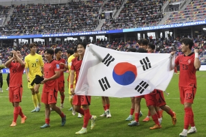 세트피스로 플라잉 이글스 격추…젊은 한국 축구, U20 월드컵2회 연속 4강 신화