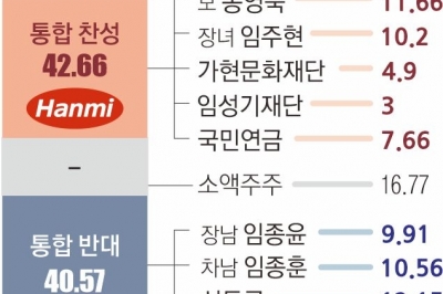 한미그룹 경영권 분쟁, 형제 승리로 마침표…OCI와 통합 무산