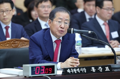 ‘韓 위기가 곧 기회?’ 연일 목소리 높이는 홍준표…당 일각 “지나치다” 우려