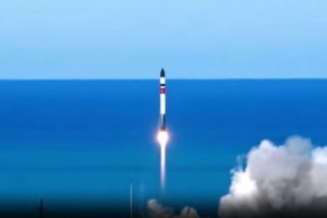 초소형 군집위성 1호기 탑재 우주발사체 ‘일렉트론’ 발사