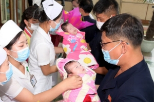 북한, 평양산원서 546번째 세쌍둥이 출산
