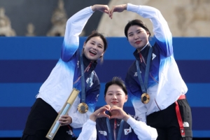 韓여자양궁, 올림픽 단체전 ‘10연패’