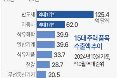 韓경제 유일한 희망 ‘수출’… 13개월째 증가·17개월째 흑자