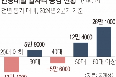 내수 한파에…20대 일자리 13만개 사라졌다