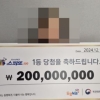 꿈에서 “축하한다” 말 듣고 복권 샀더니…2억원 당첨