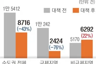 thumbnail - 10·15 대책 후 수도권 비규제지역 아파트 매매 22% 늘었다