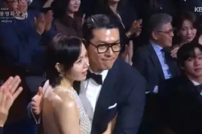 thumbnail - “사상초유 부부 주연상”…현빈♥손예진, ‘청룡상’서 뜨거운 포옹