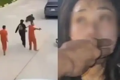 thumbnail - 탈주범에게 권총 건넨 베트남女…볼 만지며 성희롱한 캄보디아 기자