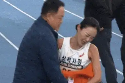 thumbnail - 마라톤 우승자 “강한 신체접촉 있었다”…사건 전말 밝혔다