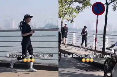 thumbnail - ‘밀착 레깅스’ 수지, 김선호와 베트남 호숫가서 포착