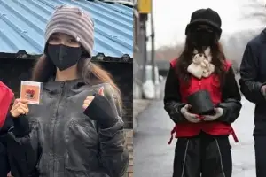 ‘위약벌 1000억’ 거론 속에서도…다니엘, 내색 없이 연탄 봉사 목격담