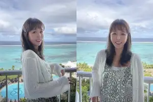 “더 어려졌네” 신지, 여행지에서 빛난 ‘동안 미모’