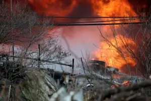 thumbnail - ‘치솟는 불길’ 구룡마을 화재 현장