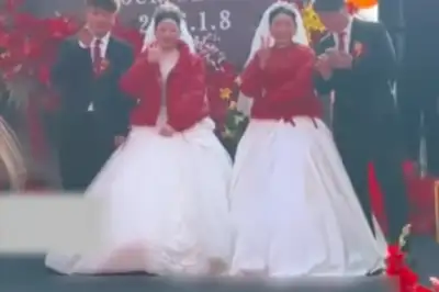 thumbnail - 쌍둥이 형제♥쌍둥이 자매 결혼 ‘화제’…더 놀라운 사실은 [포착]