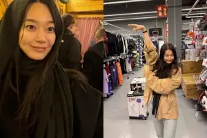 thumbnail - 신민아, ‘♥김우빈’과 신혼여행 사진 공개…장난기 가득