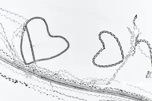 thumbnail - 눈밭에 그려진 하트