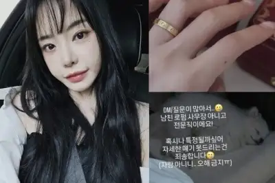 thumbnail - “로펌 사무장 아니에요” 서유리, ‘명품 반지’ 준 연인 직업은?
