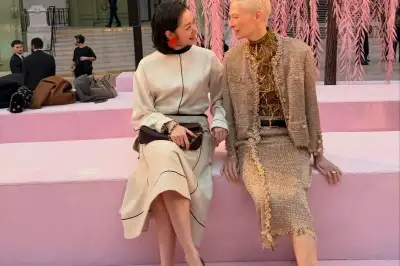 thumbnail - 김고은, 패션쇼에서 ‘틸다 스윈튼’과 만남…다정한 눈 맞춤