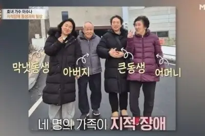 thumbnail - 19살에 가장이 된 가수…“지적장애 가족 4명 부양” 고백
