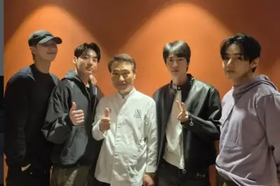 thumbnail - 후덕죽 셰프, BTS 만났다…“저도 팬” 인증샷 공개