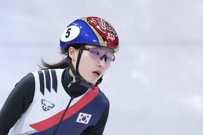 thumbnail - 쇼트트랙 최민정, 김길리, 이소연, 여자 500m 메달 획득 불발