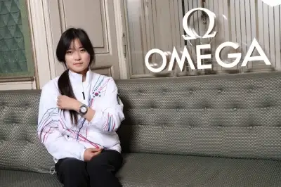 thumbnail - 올림픽 대회 첫 金 최가온, 오메가 시계 받았다