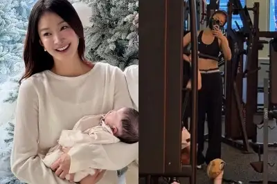 thumbnail - 이시영, 둘째 출산 3개월 됐는데…선명한 복근 ‘깜짝’