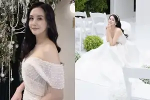 thumbnail - ‘재벌가 이혼’ 여배우, 뒤늦은 재혼 웨딩화보 공개…“감춘 건 아니다”